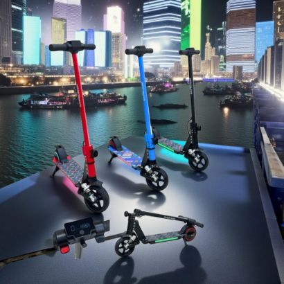 صورة سكوتر اطفال كهربائي عملي وأنيق